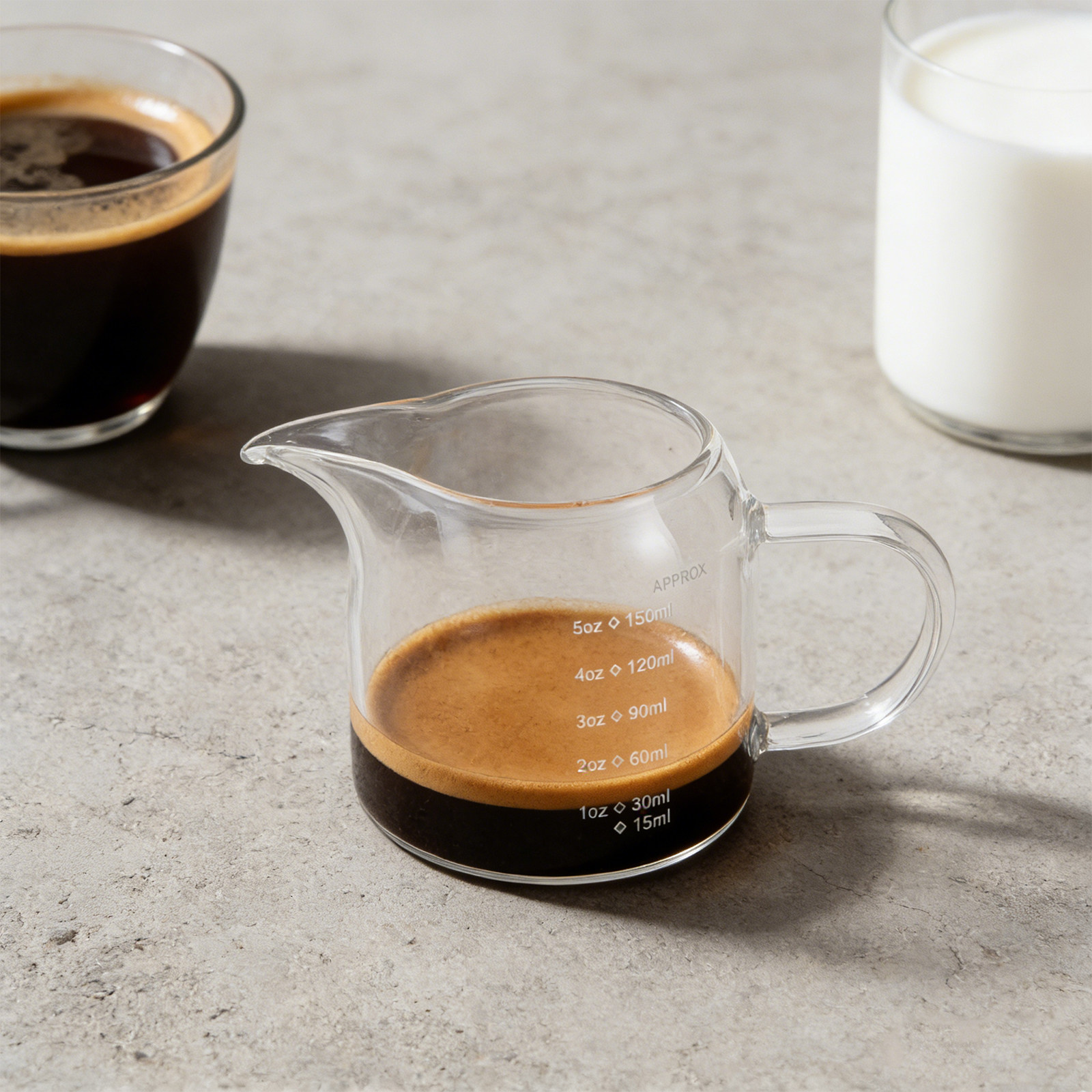 150 ml'lik Şeffaf Ölçü Kabı, 5 - Espresso Shot Glass incelemesi ve fiyatı