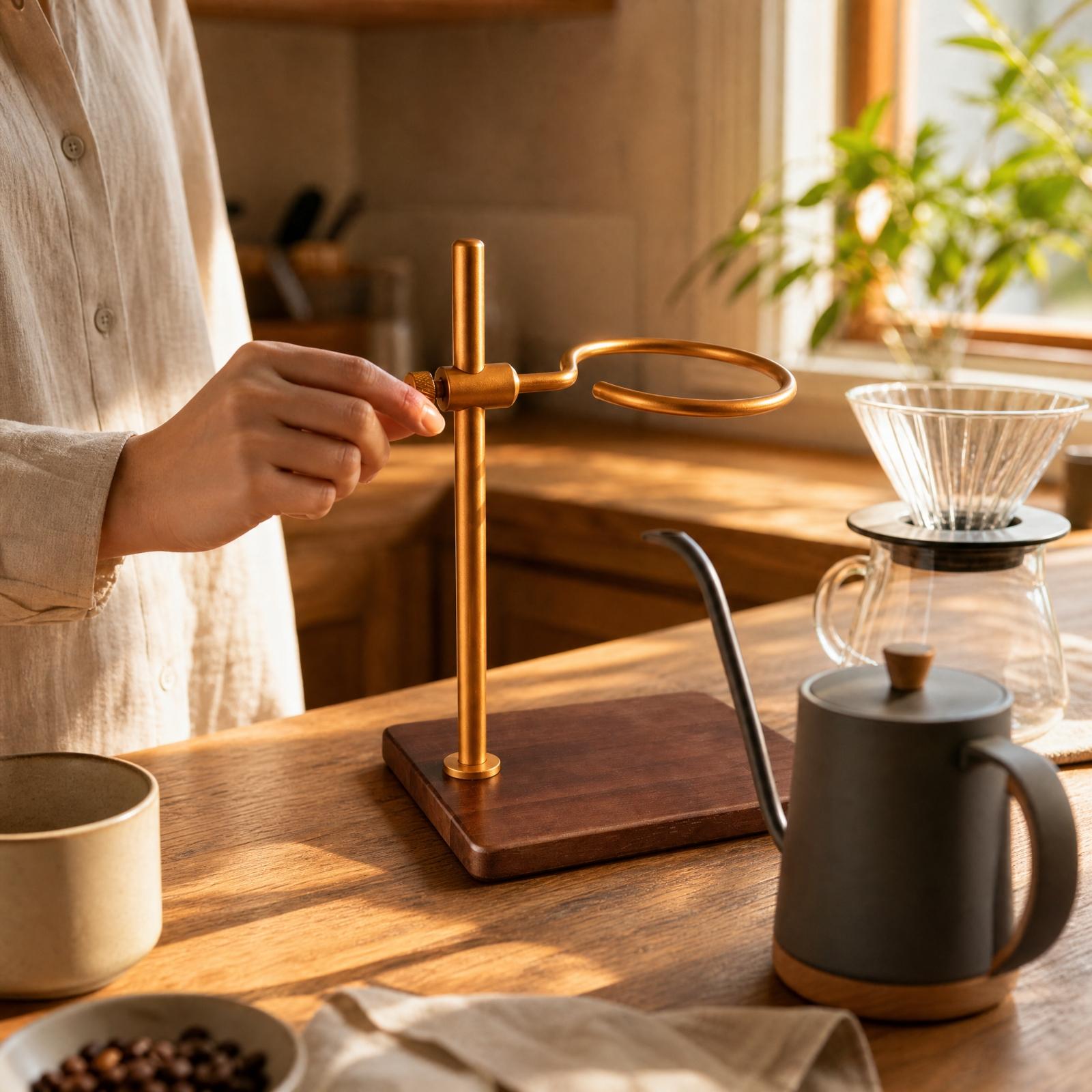 Ayarlanabilir Ahşap Kahve Deml - Coffee Equipment Pour Over incelemesi ve fiyatı